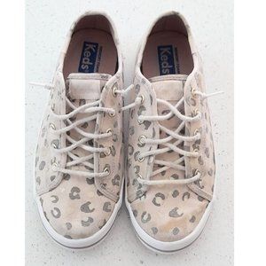 Youth Girls Keds Memory Foam Leopard Sneakers Size 2M